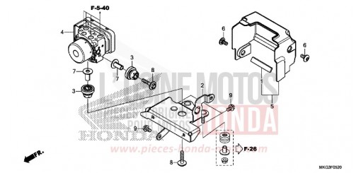 MODULATEUR ABS CMX500AH de 2017